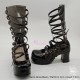 Mary Jane Queen Gothic Lolita Shoes by Antaina (9804-1)